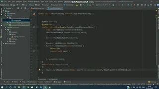 How to call method after delay in android studio