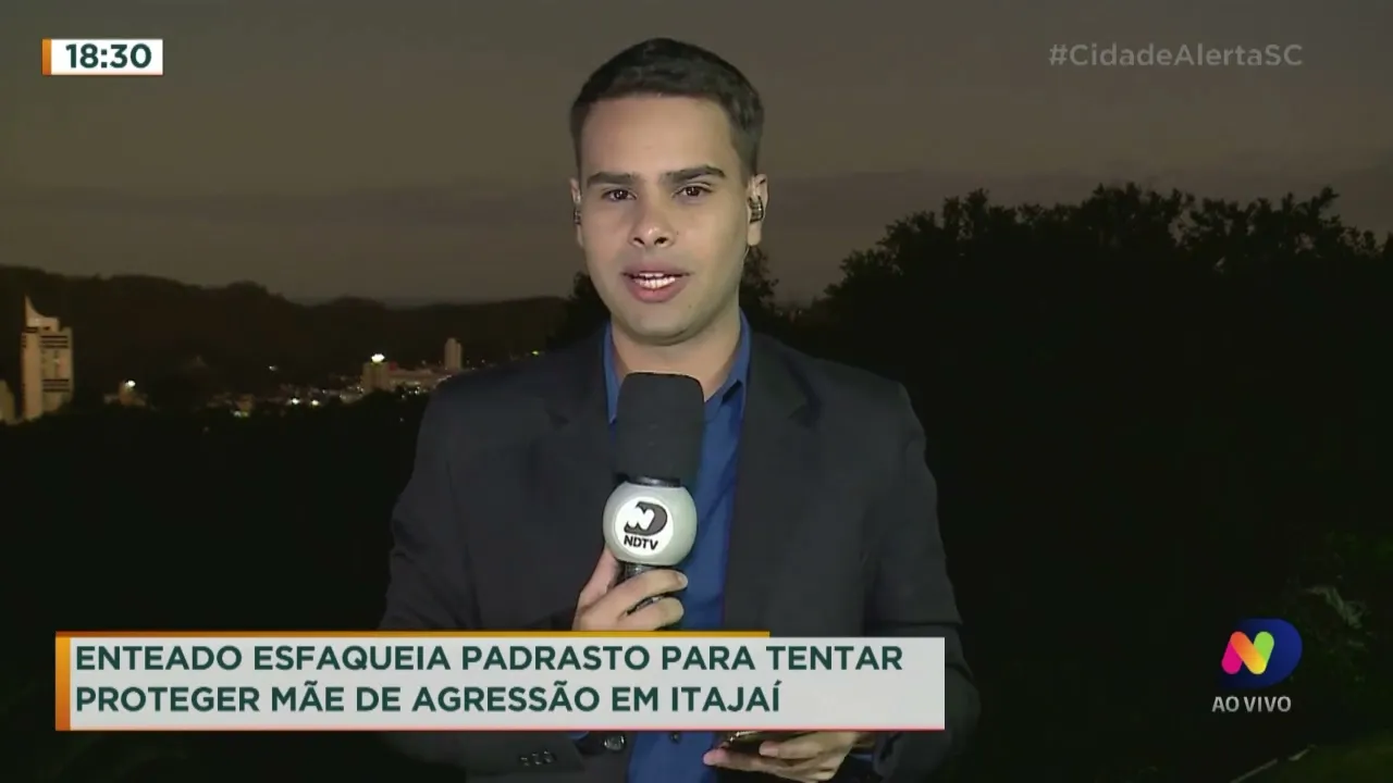 Enteado esfaqueia padrasto para tentar proteger mãe de agressão em Itajaí