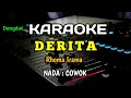 Lagu DERITA - Rhoma irama - Karaoke - Nada cowok - dangdut cover