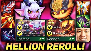 3 STAR TRISTANA AND 3 STAR KENNEN HELLION REROLL IS STILL OP!!  | Teamfight Tactics Patch 11.16