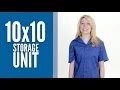 10x10 Storage Unit Size Guide What Size Storage Unit Do I Need A-1 Self Storage