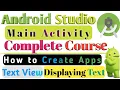Android Studio Formatting Text TextView And Text Formatting in Android Studio Displaying text