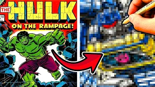 MARVEL ARTIST redraws FAMOUS COMIC ART with TRANSFORMERS?  HULK on the RAMPAGE #5