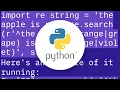 How do I check if a string matches a set pattern in Python