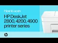 Scan from your printer HP DeskJet 2800 4200 4900 printer series HP Support