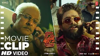 movie dialogue clip pushpa nirnayam tirupati ladoo madiri pushpa 2 allu arjun sukumar