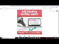 How to Make a Self-Checking Activity with Google Sheets - Tutorial