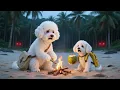Download Lagu 🐾 De Woestijneiland Survivaluitdaging van Moederhond voor haar Puppie eindigt in een Ramp 😱🏝️