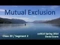Mutual Exclusion Non-Solutions