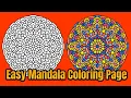Mandala Coloring Page Colored With Relaxing Music Colored By Osman Mandalas World 161