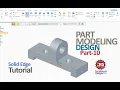 Solid Edge Tutorial Part Modeling - Part-10 Learn Part Modeling in Solid Edge