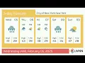 Weather in City of New York New York - Wednesday Feb 05 2025