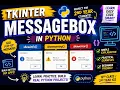 Tkinter MessageBox in Python showinfo showwarning showerror Explained Python GUI