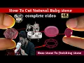 Natural Indian Ruby Cutting Process Manik Bangkok cutting How to Cut polish Ruby Stone