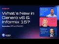 Genero v6 Informix 15 - What s new