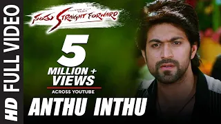 santhu straight forward songs anthu inthu full video song yash radhika pandit v harikrishna