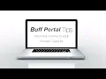 Export your schedule from Buff Portal to Google Calendar