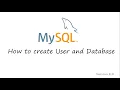 Chapter 8 Create User And Database