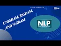 Lecture 10 unigram bigram and n-gram NLP