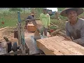 Download Lagu Menggergaji kayu sengon bahan kasau !! Gergaji bundar serkel rakitan