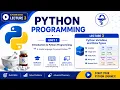 BP101T Basic of Python Programming for Pharmaceutical sciences Lecture 3 Chapter 1