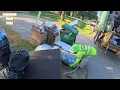 Bulky Waste Collection - Rearloader Trash Truck 4K