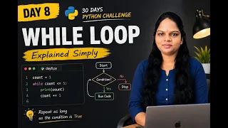 Python Day 8 While Loop Explained Python in 30 Days