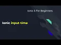 Ionic 5 for Beginners Date and Time With Custom Format
