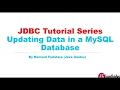 JDBC Tutorial - Part 5 Updating Data in a MySQL Database
