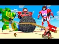 Download Lagu JJ and Mikey TRANSFORMER vs Minecraft Mobs WHO IS STRONGER in Tug of War? Maizen Minecraft Animation