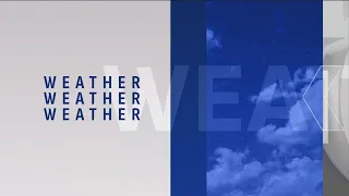7 day forecast shows high temps in the 80s with a chance of rain creeping in over the weekend