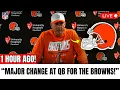 OFFICIAL BROWNS MAKE BIG QB DECISION AFTER PRESEASON LOSS BROWNS NEWS