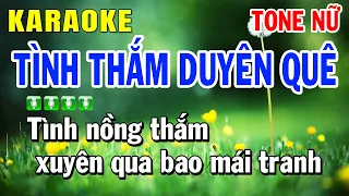 Download Karaoke Tình Thắm Duyên Quê Tone Nữ - Cha Cha Cha - Huỳnh Anh MP3
