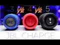 JBL Charge 5 VS JBL Charge 4 JBL Charge 3 Comparison Sound Test