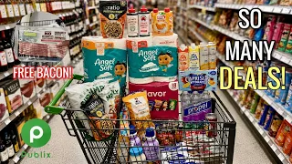 Publix Free Cheap Grocery Couponing Deals Haul MONEY MAKERS BACON - or