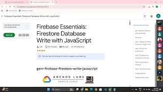 Firebase Essentials Firestore Database Write with JavaScript