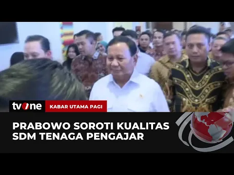 Prabowo Berpidato di Forum ICMI, Ingin Gaji Guru Naik