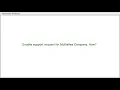 Enable support request for Multisites Company How