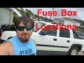 2001 2006 Chevrolet Avalanche Fuse Box Locations Tahoe Suburban Silverado Yukon Denali