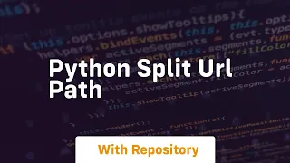 python split url path
