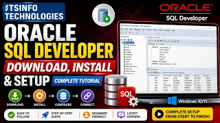 Oracle SQL Developer Download Install Setup Complete Tutorial