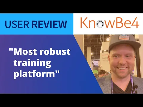 Thumbnail for KnowBe4 Analytics Assists With Security Compliance For Company: KnowBe4 Review