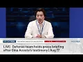 LIVE Defense team holds press briefing after Gina Acosta s testimony Aug 17