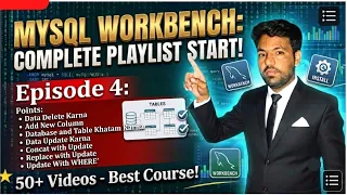 SQL UPDATE DELETE ALTER DROP Commands Complete Data Modification Tutorial MySQL
