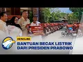 Lagu Presiden Prabowo Serahkan 200 Becak Listrik untuk Lansia di Tulungagung | Newsline