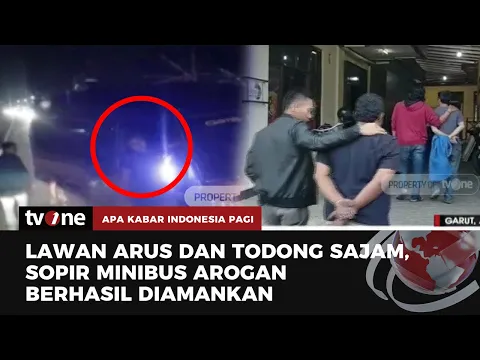 Begini Kronologi Sopir Minibus Ancam Pengendara Lain Pakai Golok di Garut
