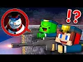 JJ and Mikey Became FBI SNIPERS and hunted the SCARY SNOWMAN in Minecraft! - Maizen