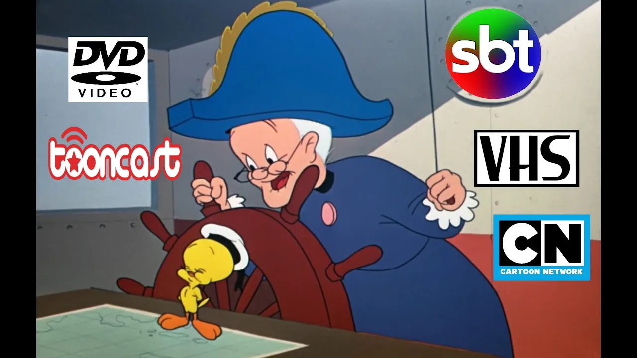Piu-Piu e Frajola - Tweety's S.O.S. (1951) | Comparação de 6 Dublagens PT-BR