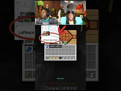 that's La Peace ✌️☮️ #ishowspeed #minecraft