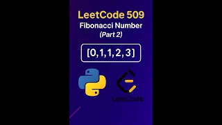 LeetCode 509 Fibonacci Number in Python Part 2 Iterative Solution for Beginners